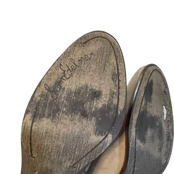 Sam‎ Edelman Women's Size 7.5 Petty Suede Leather Tan Ankle Desert Boots Booties - Picture 9 of 12